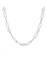 Collana Miluna Donna Miss Italia in Argento Perla PCL6066 - PCL6066